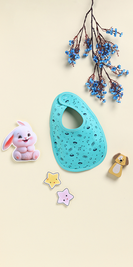 Peek-a-Boo 2205 Bibs for Infants in 100% Cotton  with Ultrasoft touch and Super stretchable Fabric