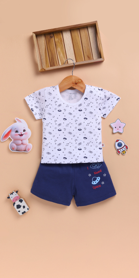 Peek-a-Boo 2255 Infants Baba Suit Shoulder Open-White in 100% Cotton for Ultra-Soft, Breathable Comfort