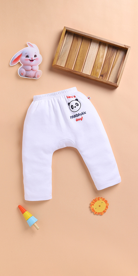 Peek-A-Boo 2261 Infant Diaper Pants-White in 100% cotton fabric for Ultra-Soft, Breathable Comfort
