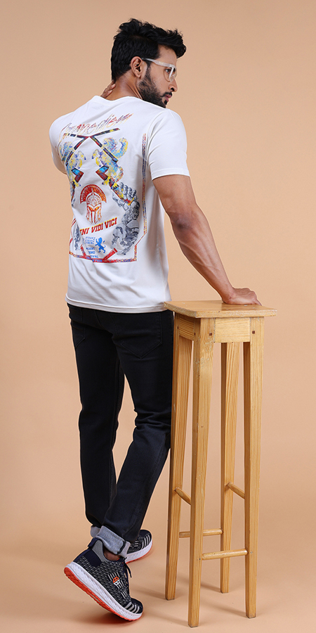 Colors 1103 Men's Puff Printed T-Shirt  Pack Of 1