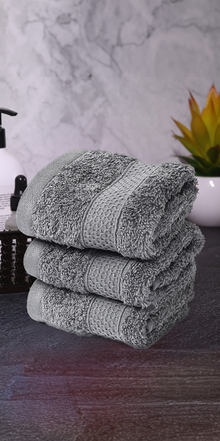 Colors 303 Face Towel Pack Of 3