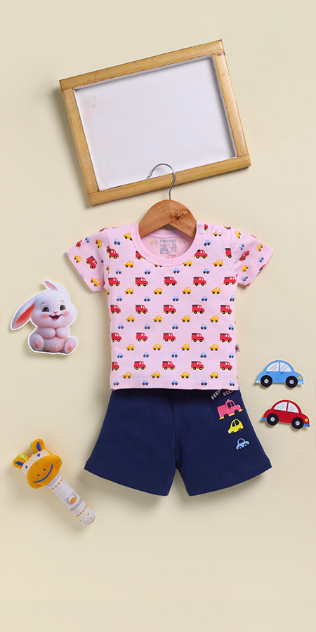 Peek-a-Boo 2203 Infants Baba Suit Shoulder Open in 100% Cotton for Ultra-Soft, Breathable Comfort