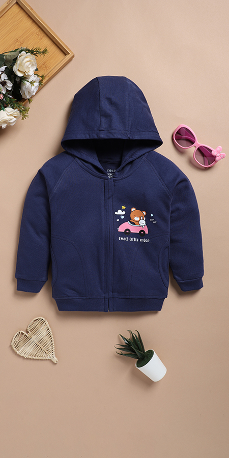 Peekaboo 2231 Unisex Hooded Front Open Jacket Assorted Pack Of 1