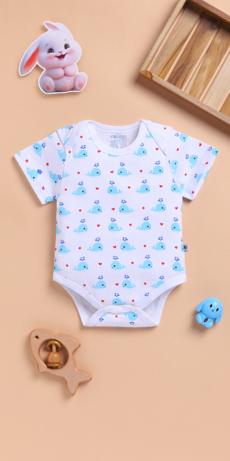 Peek-A-Boo 2256 Infant Wear Envelope Romper-White in 100% Cotton for Ultra-Soft, Breathable Comfort