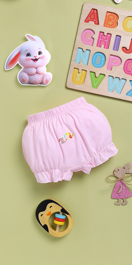Peek-a-Boo 2264 Infant Girls Bloomers in 100% cotton for Ultra-Soft, Breathable Comfort